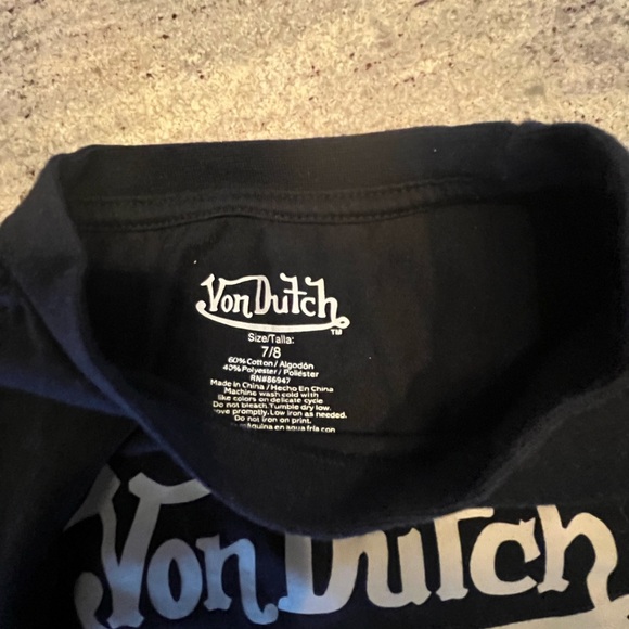 Youth Von Dutch Hit The Road Long Sleeve Top 7/8 - Picture 2 of 4